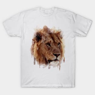 Lion Head watercolor T-Shirt